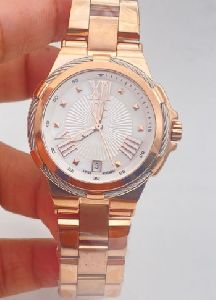 GC CableBijou Full Rose Gold White Dial Womens Watch