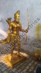 Brass Parshuram Statue