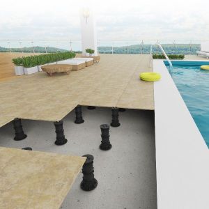 Exterior Decking pedestal