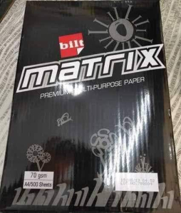bilt matrix a4 size 70 gsm paper