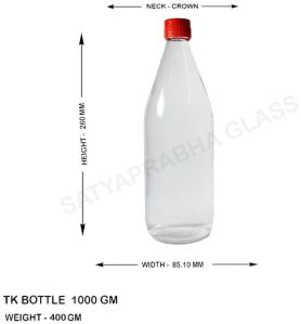 1 kg Glass Tomato Ketchup Bottles