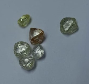White Rough Diamonds