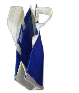 Jute Shopping Bags - Size: 9.25 x 11.75 x 3 inch
