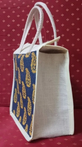 Jute Printed Vecro Lunch Bag - Rs. 83.00 - 88.00