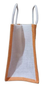 Ntural Jute Wedding Bag with Velcro Closure - Rs. 53.00