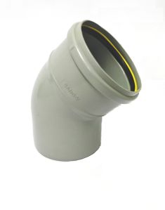 SANG-V SWR BEND 45 DEGREE WITH YELLOW STRIP SILICONE RING FIT (also available in Selffit)