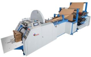 Grocery Paper Bag Making with Four Color Printing Machine & Servo Motor