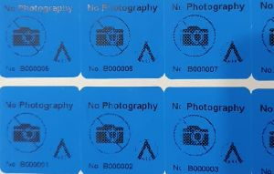 Mobile Camera Block Void Tamper Sticker