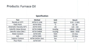 Furnace Oil