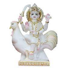 Marble Bahuchara Mata Statue