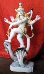 Marble Dancing Shiv Statue