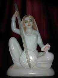 Marble Meera Bai Statue