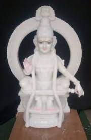 Marble Ayyappa Statue