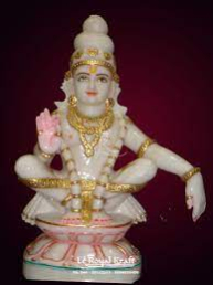 Marble Ayyappa Statue