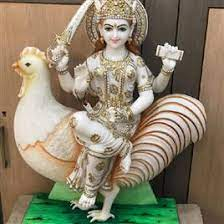 Marble Bahuchara Mata Statue