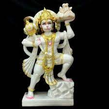 White Marble Hanuman Statue