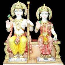 Marble RAM Sita Statue
