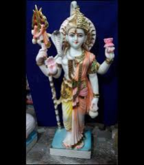 Marble Ardhnaishwar Statue