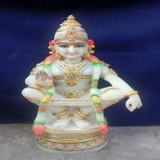 Marble Ayyappa Statue