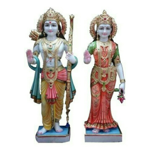 Marble RAM Sita Statue