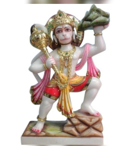 White Marble Hanuman Statue