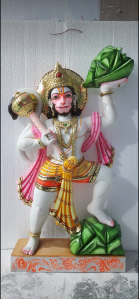 White Marble Hanuman Statue