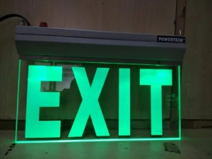 exit sign board