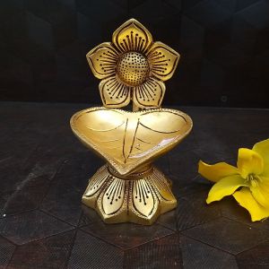 Brass Flower Diya