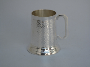 Silver Plated Beer Mug