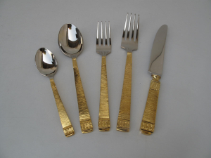 Gold Plated Cutlery Set