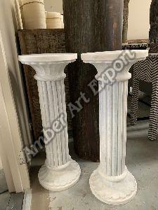 Marble and Sandstone Pillar