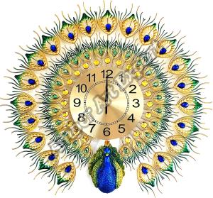 Peacock Decorative Wall Clock