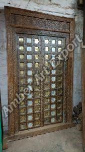 Solid wood vintage doors