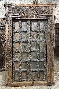 wooden antique door