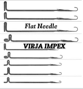 flat needles