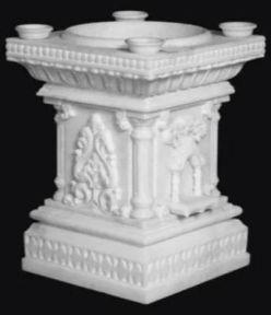 Designer Marble Tulsi Pot