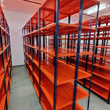 Perforated angle shelving iron rack