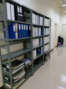 Bolted metal shelving angle rack in Faridabad