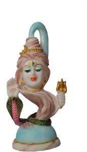 White Marble Shiva Ganga Statue