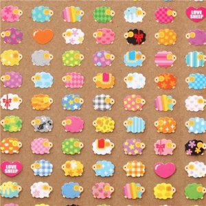 multicolor stickers