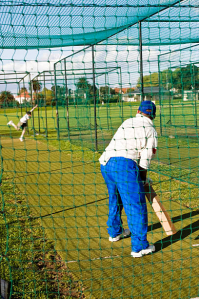 Cricket nets installation