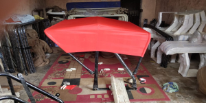 Red Cotton Tractor Roof Canopy