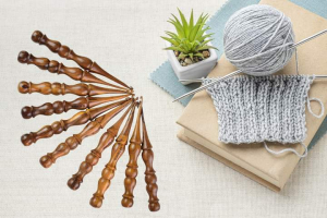 wooden crochet hooks