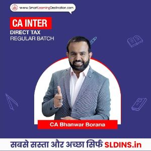 ca inter direct tax regular batch course