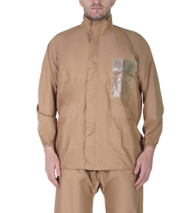 KHAKI RAIN SUIT