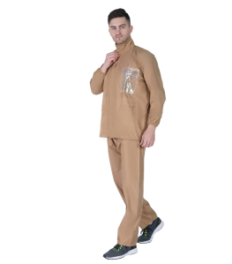 KHAKI RAIN SUIT