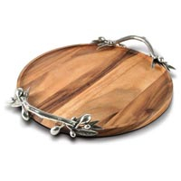 Fancy Wooden Serving Tray