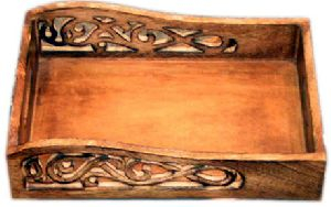 Fancy Wooden Serving Tray