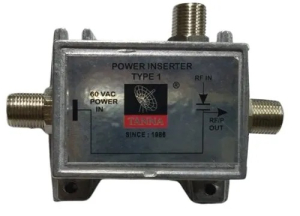 Power Inserter CATV Splitter