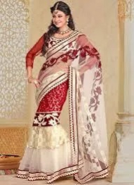 embroidered lehenga sarees